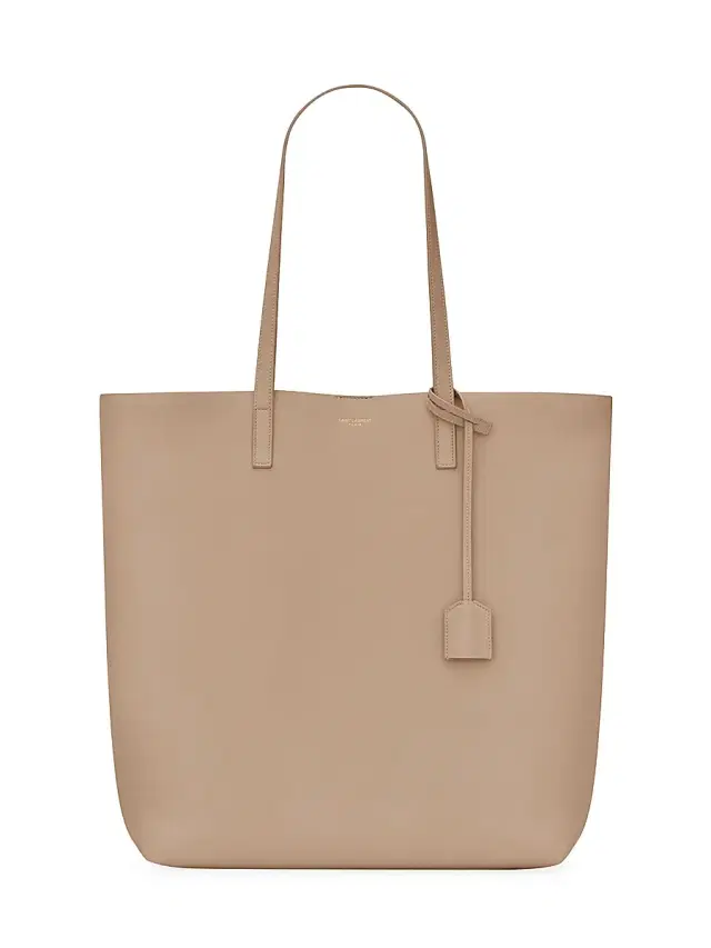 Saint Laurent Women's Shopping  in Leather - Dark Beige
