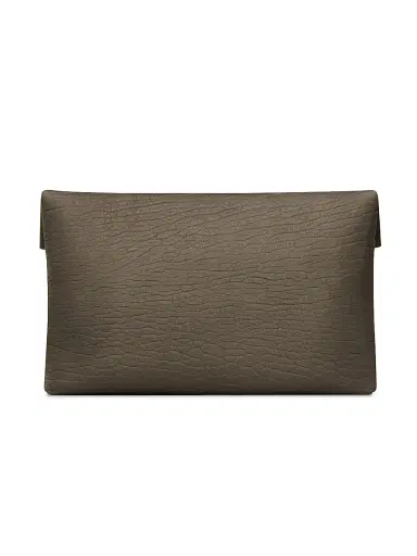 Saint Laurent Women's Cassandre Large Envelope Pouch In Lambskin - Light Musk | Thumbnail 6 Saint Laurent Women's Cassandre Large Envelope Pouch In Lambskin - Light Musk | Thumbnail 6