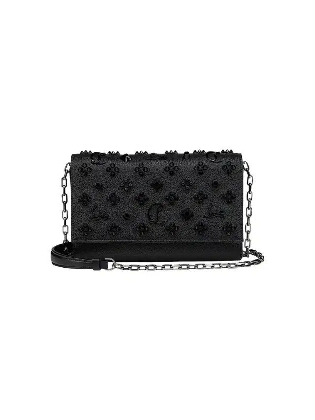 Christian Louboutin Women's Paloma Leather Clutch - Black