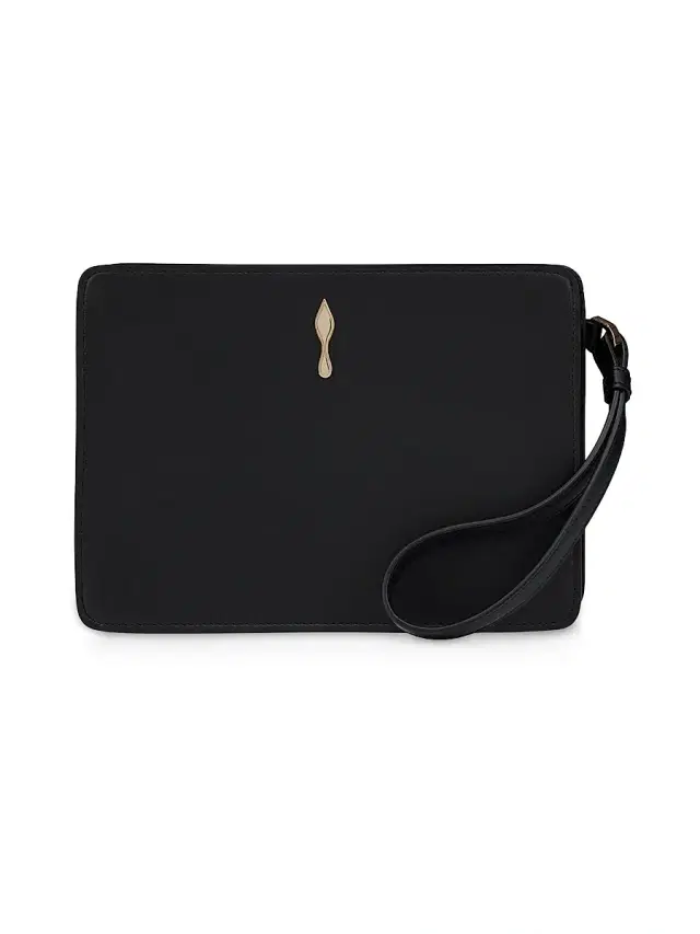 Christian Louboutin Women's Bettina Small Leather Pouch - Black