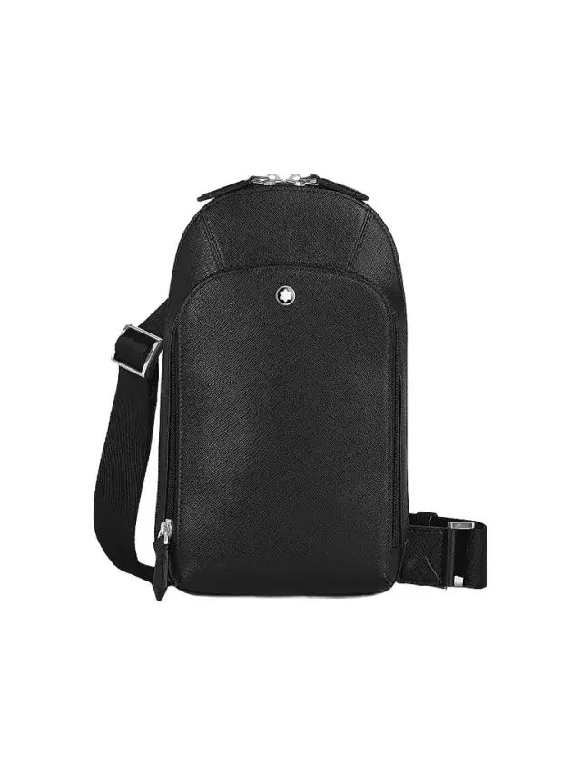 Montblanc Men's Extreme 3.0 Leather Sling Shoulder Bag - Black