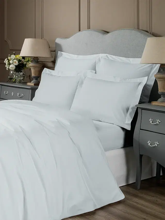 Togas Royal Fitted & Flat Sheet Collection - Light Grey King