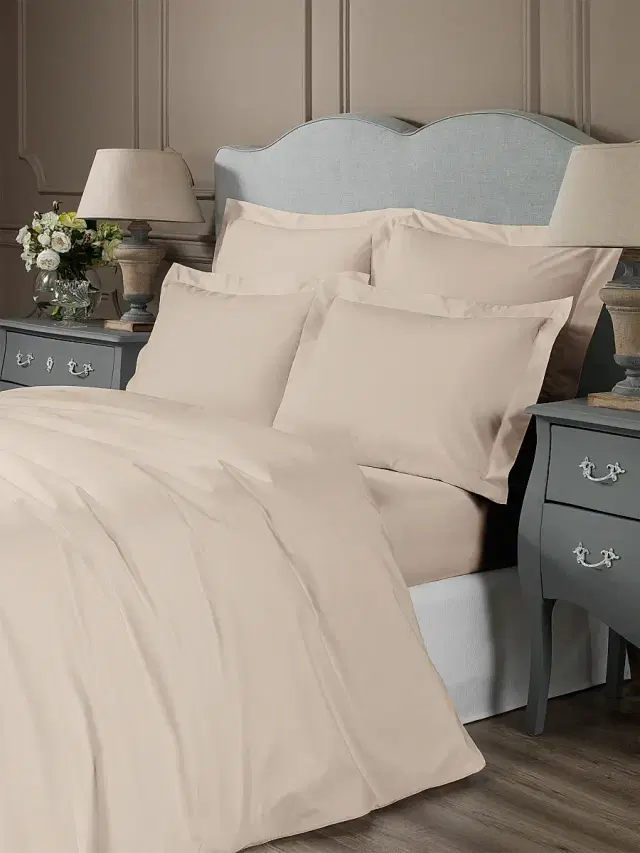 Togas Royal Duvet Cover & Sham Collection - Beige European