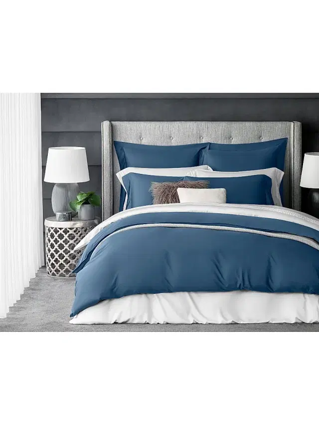 Togas Sensa Duvet Cover & Sham Collection - Blue European