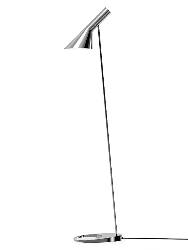 Louis Poulsen AJ Floor Lamp - Stainless Steel Polished