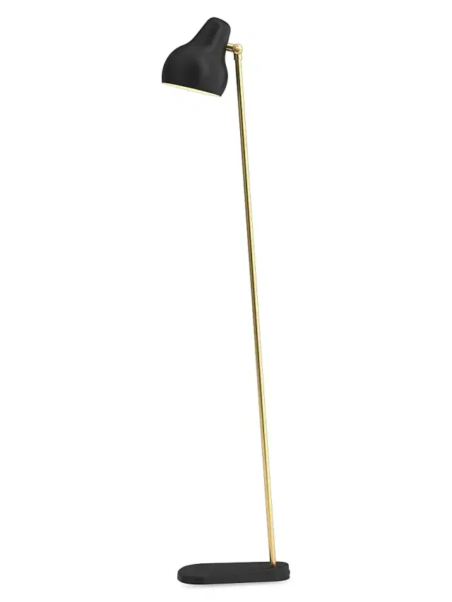 Louis Poulsen Vilhelm Lauritzen VL 38 Floor Lamp - Black
