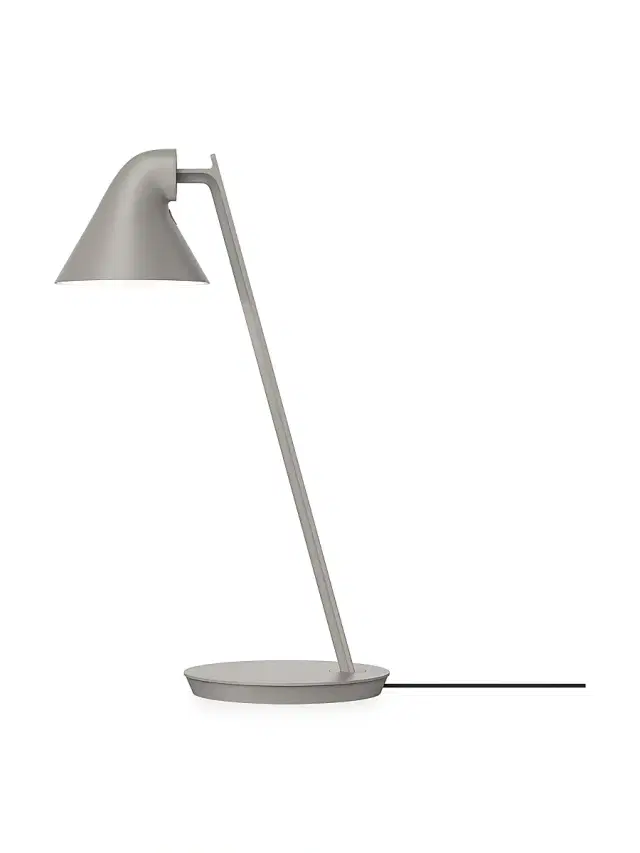 Louis Poulsen NJP Mini Table Lamp - Light Aluminum Grey