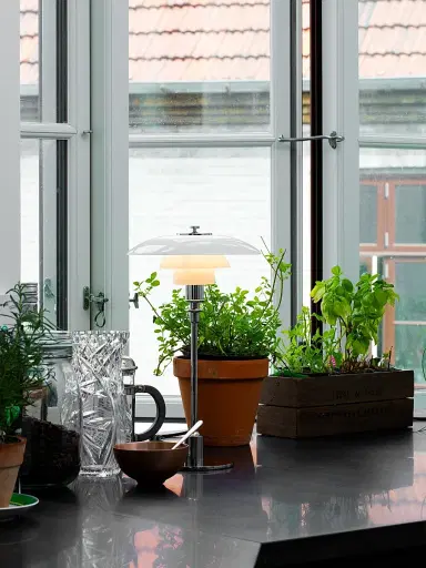 Louis Poulsen PH 2/1 Table Lamp - High Lustre Chrome Plated | Thumbnail 2