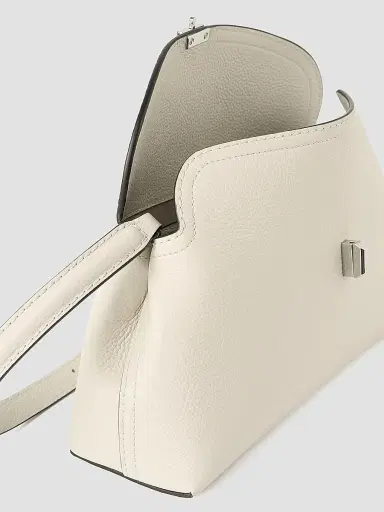 TOTEME Women's T-Lock Leather Clutch | Thumbnail 3