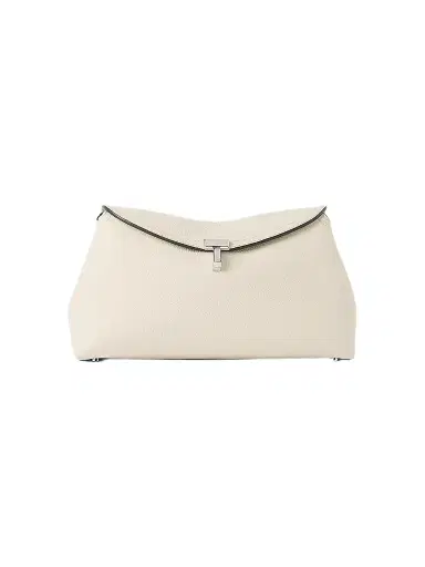TOTEME Women's T-Lock Leather Clutch | Thumbnail 1