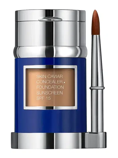 La Prairie Women's Skin Caviar Concealer Foundation Sunscreen SPF 15 - Mocha | Thumbnail 1 La Prairie Women's Skin Caviar Concealer Foundation Sunscreen SPF 15 - Mocha | Thumbnail 1