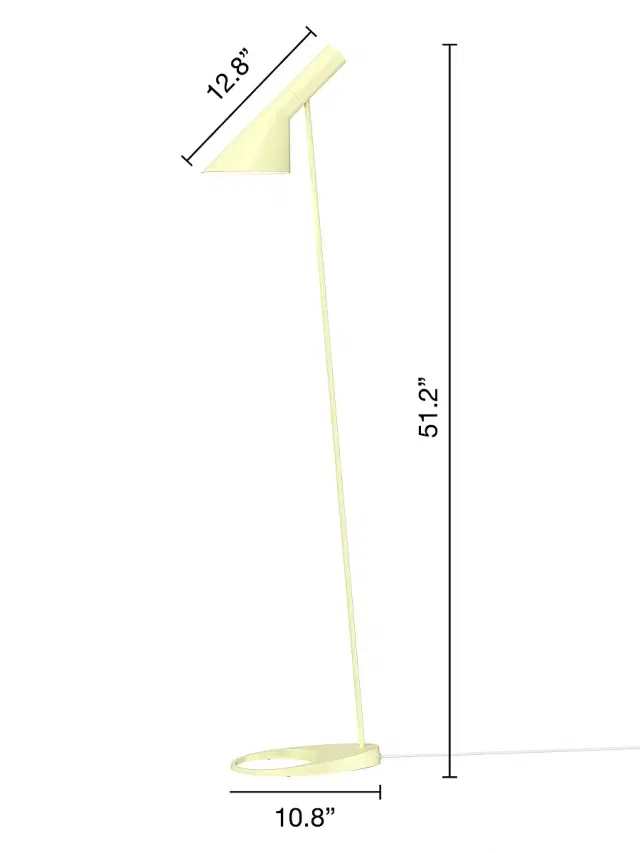 Louis Poulsen AJ Floor Lamp - Soft Lemon