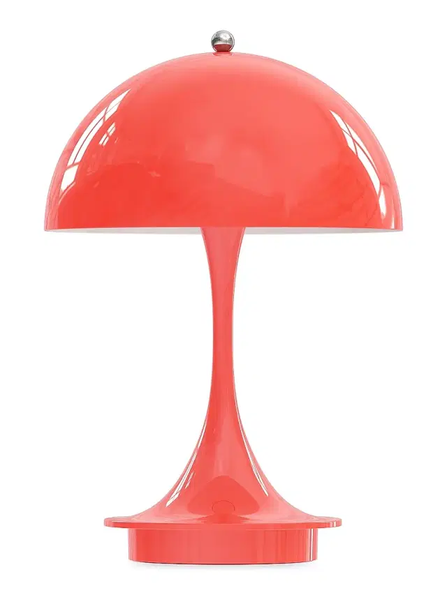 Louis Poulsen Panthella 160 Portable Lamp - Coral