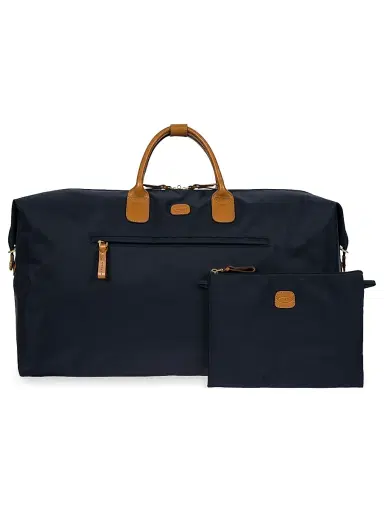 Bric's Men's X-Travel 22" Deluxe Duffel - Navy | Thumbnail 2