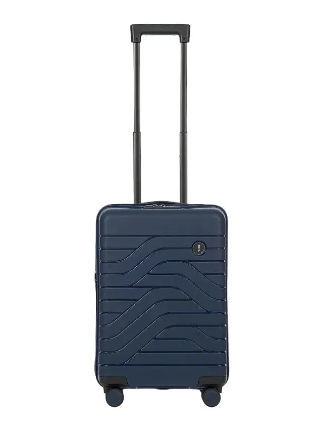Bric's B/Y Ulisse 21" Expandable Carry-On Spinner Suitcase - Ocean Blue