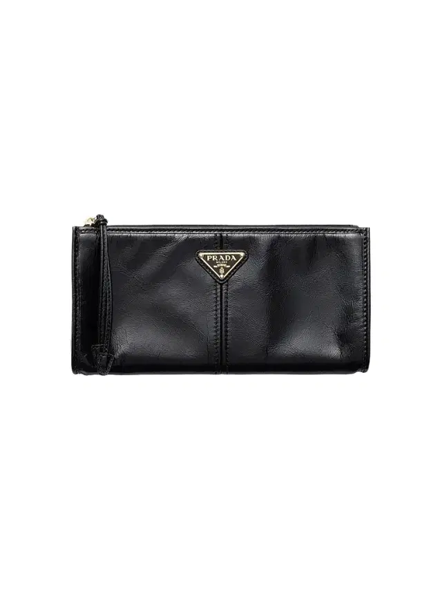 Prada Women's Leather Pouch - Black