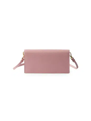 Prada Women's Saffiano Leather Mini Pouch - Pink | Thumbnail 3