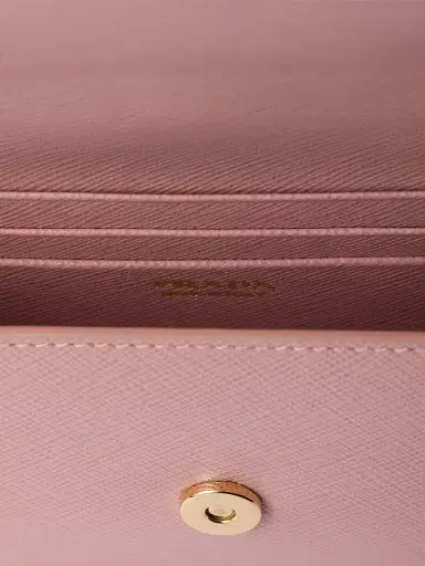 Prada Women's Saffiano Leather Mini Pouch - Pink | Thumbnail 4