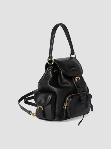 Miu Miu Women's Leather Backpack | Thumbnail 2