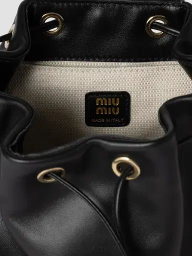 Miu Miu Women's Leather Backpack | Thumbnail 4