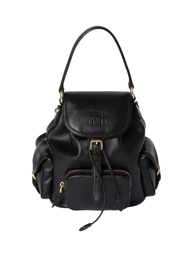 Miu Miu Women's Leather Backpack - Black