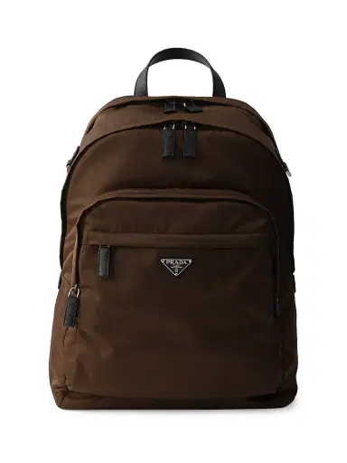 Prada Men's Re-Nylon and Saffiano Leather Backpack | Thumbnail 1