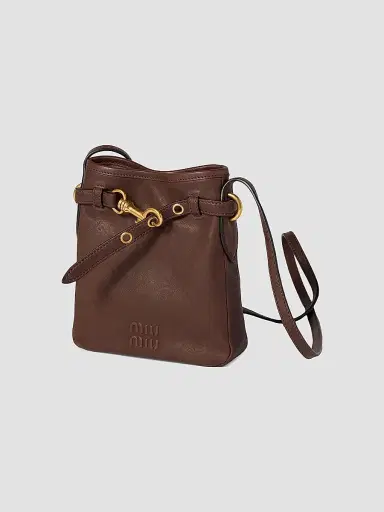Miu Miu Women's Nappa Leather Pouch | Thumbnail 2 Miu Miu Women's Nappa Leather Pouch | Thumbnail 2