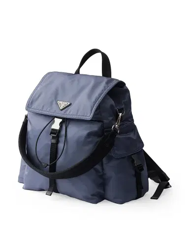 Prada Men's Explore Re-Nylon and Leather Backpack | Thumbnail 4