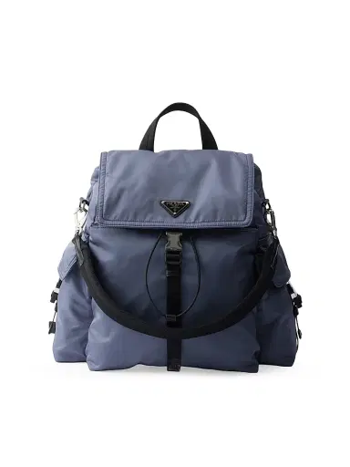 Prada Men's Explore Re-Nylon and Leather Backpack | Thumbnail 1