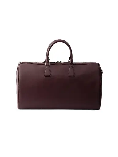 Prada Men's Saffiano Leather Travel Bag | Thumbnail 3