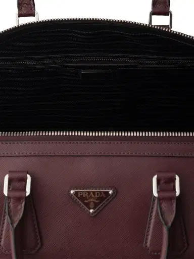 Prada Men's Saffiano Leather Travel Bag | Thumbnail 4