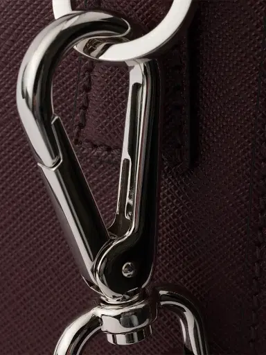 Prada Men's Saffiano Leather Travel Bag | Thumbnail 5