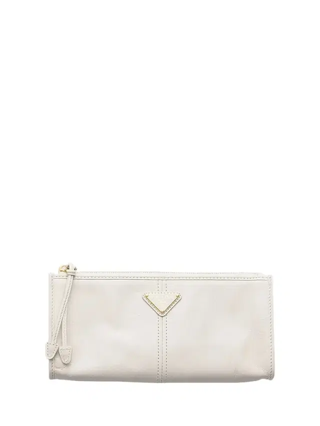Prada Women's Leather Pouch - White