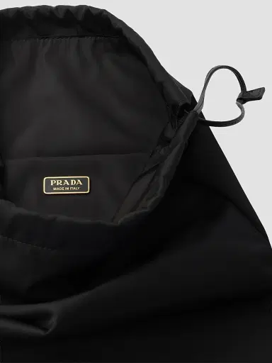 Prada Women's Wish Re-Nylon Pouch - Black | Thumbnail 6