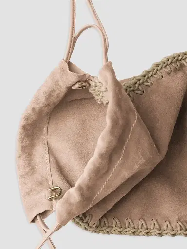 Prada Women's Suede Drawstring Case - Pink | Thumbnail 7