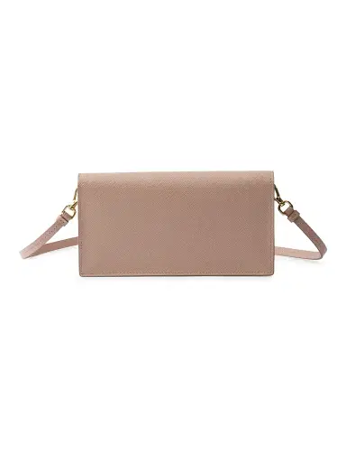 Prada Women's Saffiano Leather Mini Pouch - Light Pink | Thumbnail 3