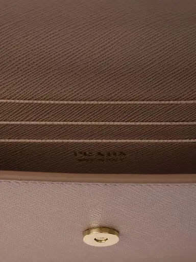 Prada Women's Saffiano Leather Mini Pouch - Light Pink | Thumbnail 4
