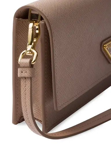 Prada Women's Saffiano Leather Mini Pouch - Light Pink | Thumbnail 5