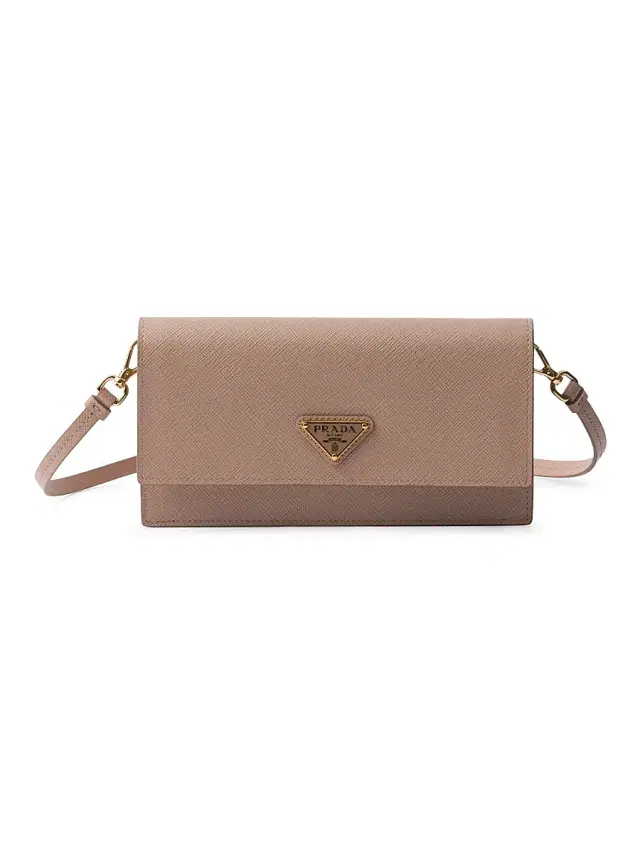 Prada Women's Saffiano Leather Mini Pouch - Light Pink