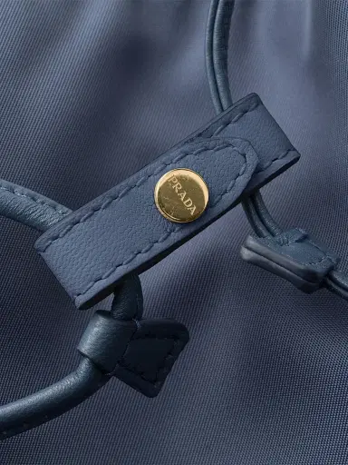 Prada Women's Wish Re-Nylon Pouch - Blue | Thumbnail 8
