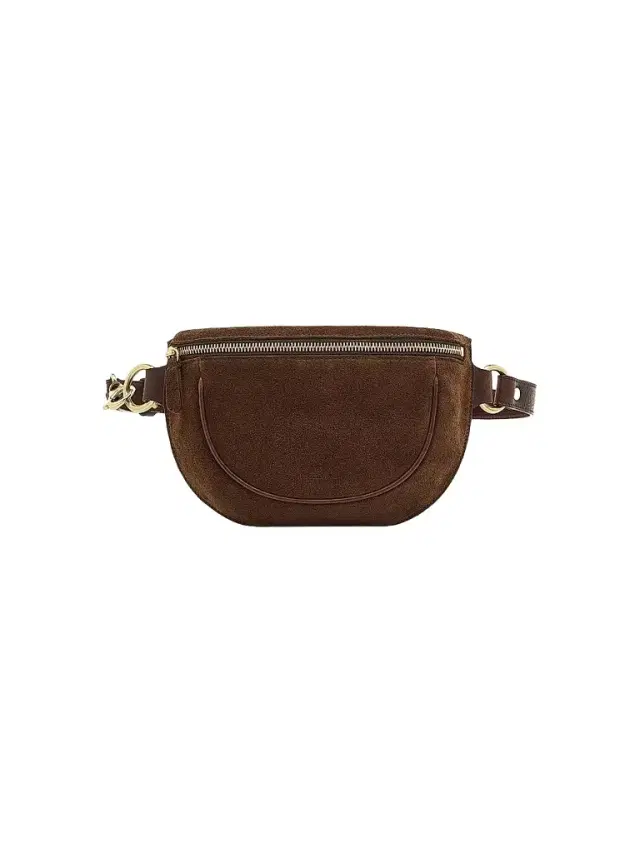 Il Bisonte Women's Oliveta Suede Adjustable Belt Bag - Testa Di Moro