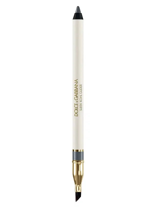 Dolce & Gabbana Women's Sleek Kohl Glider - 06 Metallic Steel