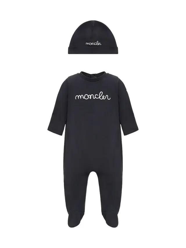 Moncler Baby's Set in Cotton - Dark Blue 12 Months