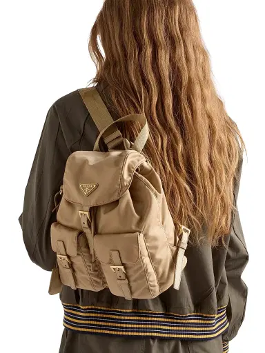 Prada Women's Re-Edition 1978 Small Re-Nylon Backpack | Thumbnail 3 Prada Women's Re-Edition 1978 Small Re-Nylon Backpack | Thumbnail 3