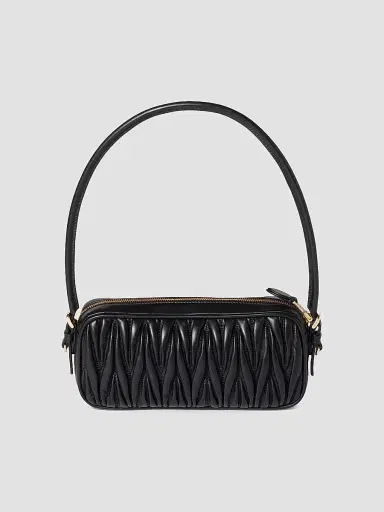 Miu Miu Women's Matelassé Nappa Leather Pouch | Thumbnail 2 Miu Miu Women's Matelassé Nappa Leather Pouch | Thumbnail 2