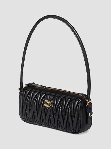 Miu Miu Women's Matelassé Nappa Leather Pouch | Thumbnail 3 Miu Miu Women's Matelassé Nappa Leather Pouch | Thumbnail 3