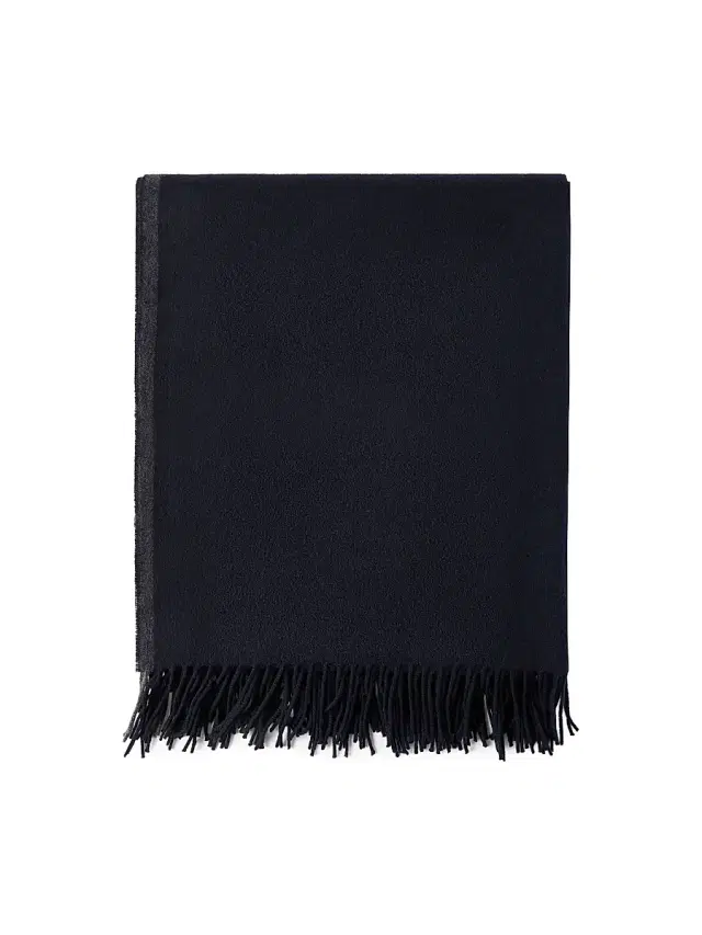 Brunello Cucinelli Cashmere Travel Throw with Selvedge and Fringe - Blue
