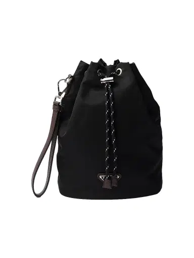 Prada Men's Speedrock Re-Nylon and Leather Pouch | Thumbnail 1 Prada Men's Speedrock Re-Nylon and Leather Pouch | Thumbnail 1