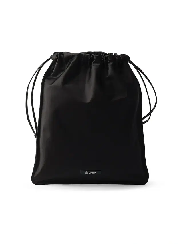 Prada Women's Wish Silk Duchesse Pouch - Black