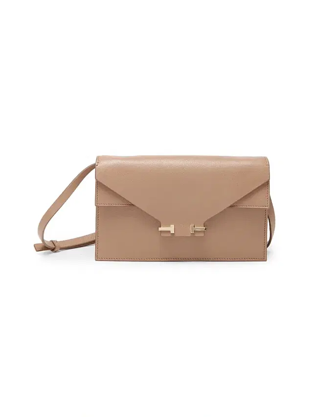 Women's Mini Aube Leather Shoulder Clutch - Rhum